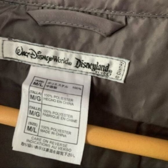Walt Disney World windbreaker/rain jacket blue M - Picture 3 of 7